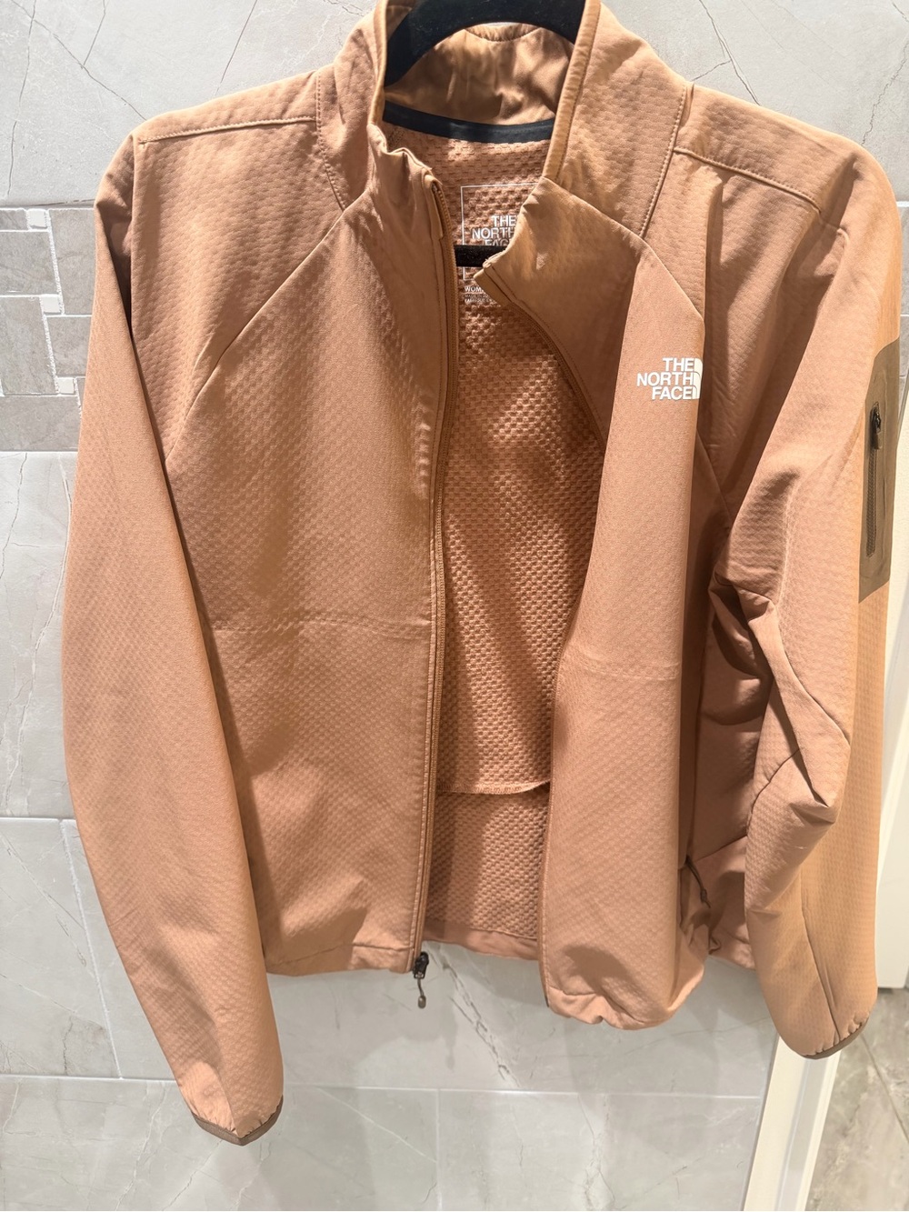 The North Face Women’s Latte Brown Full-Zip Jacket size Medium